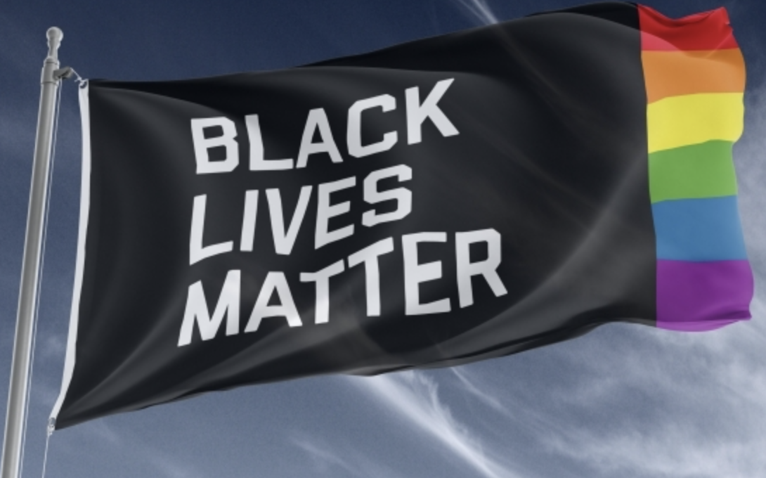 Black lives matter flag