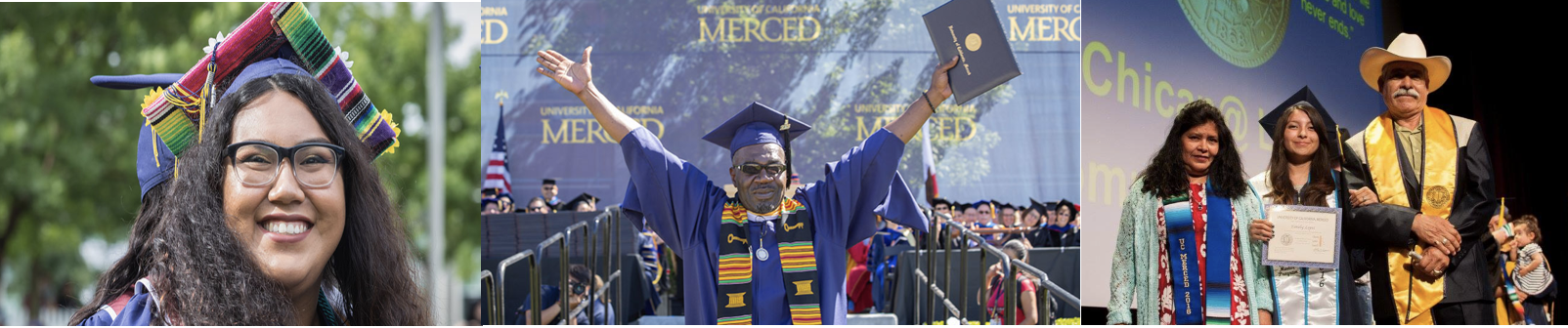 Students celebrating cultural graduations at UCM